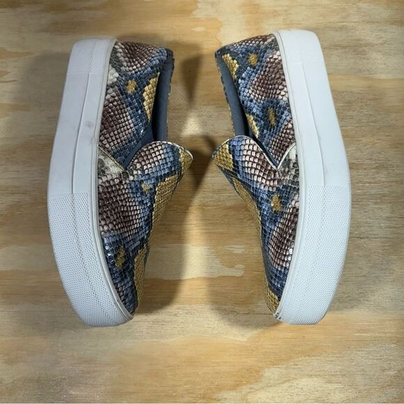 Steve Madden Gills Animal Skin Platform Sneakers Women’s Size 6 - Picture 3 of 7